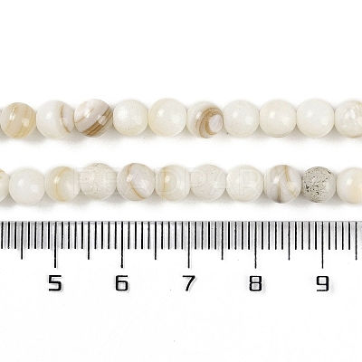 Natural Cultured Freshwater Shell Beads Strands BSHE-H109-03C-1