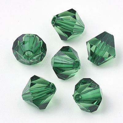 Transparent Acrylic Beads TACR-S146-8mm-07-1