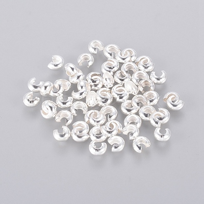 Brass Crimp Beads Covers EC266-S-1