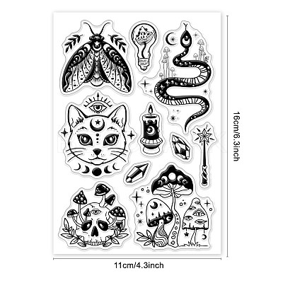 Custom PVC Plastic Clear Stamps DIY-WH0448-0027-1