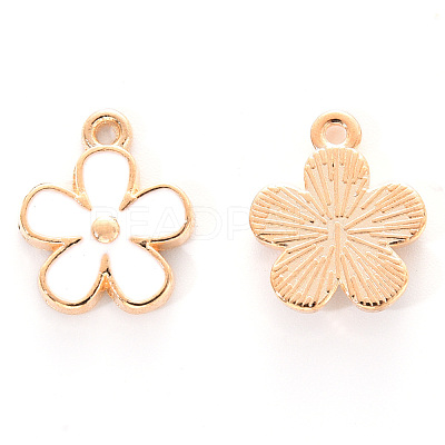 Alloy Enamel Charms X-ENAM-R059-02C-RS-1