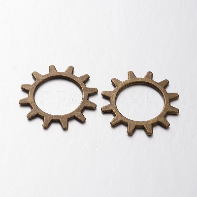 Tibetan Style Alloy Steampunk Pendants LS-TIBEP-AB5031-AB-FF-1