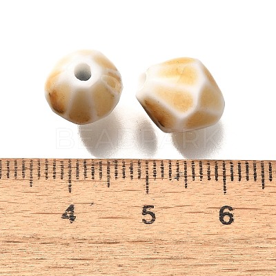 Vintage Style Glazed Ceramic Porcelain Beads PORC-H013-01-02-1