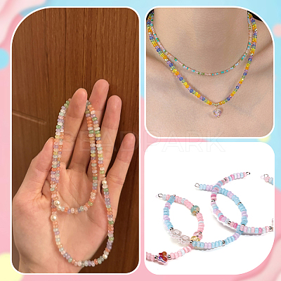 600Pcs Glass Seed Beads SEED-PA0001-17D-1