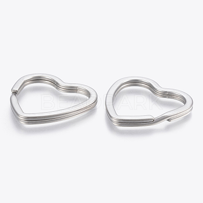 Tarnish Resistant 304 Stainless Steel Split Key Rings X-STAS-P197-034P-1