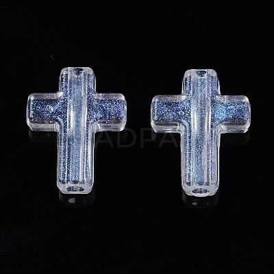 Transparent Acrylic Beads X-OACR-N008-100-1