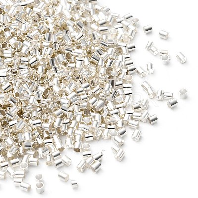 Brass Crimp Beads KK-YW0002-02S-1