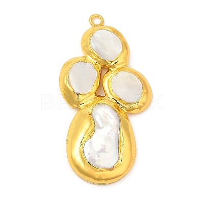 Brass Pendants KK-M251-05G-1