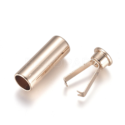 Alloy Cord Ends PALLOY-WH0066-20G-1