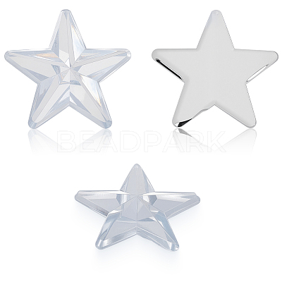 100Pcs Acrylic Rhinestone Cabochons OACR-CY0001-02-1