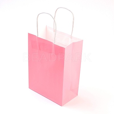 Pure Color Kraft Paper Bags AJEW-G020-C-11-1