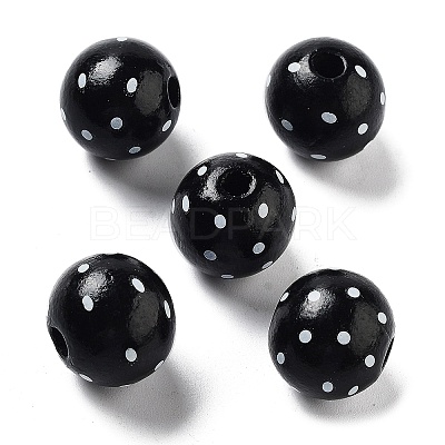 Wood European Beads WOOD-M011-02A-1