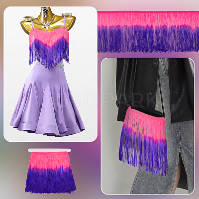 2M Two Tone Polyester Tassel Ribbon OCOR-FG0002-37A-1