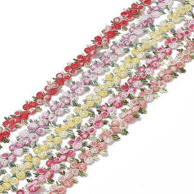 Flower Polyester Trim Ribbon OCOR-XCP0001-41-1