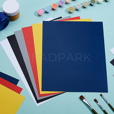 12 Sheets 6 Colors PVC Sheets DIY-GA0008-25-1