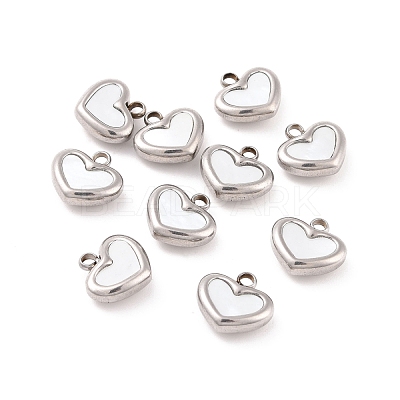 304 Stainless Steel Pendants STAS-D188-07P-1