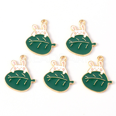 Alloy Enamel Pendants ENAM-N054-41-RS-1