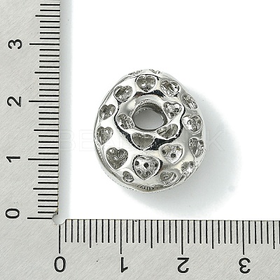 Rack Plating Brass Cubic Zirconia Pendants KK-S378-02P-O-1