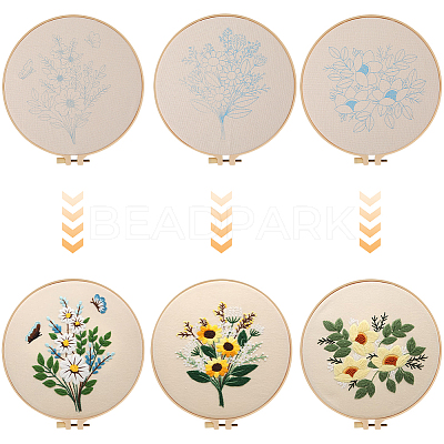 DIY Embroidery Kits For Beginner DIY-WH20011-73C-1