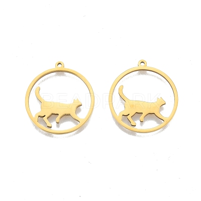 Ion Plating(IP) 201 Stainless Steel Pendants STAS-N098-098LG-1