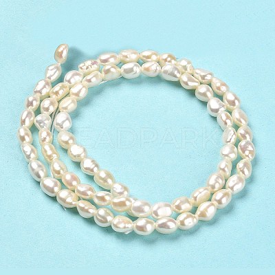 Natural Cultured Freshwater Pearl Beads Strands PEAR-E016-104-1