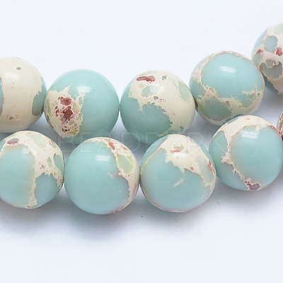 Synthetic Imperial Jasper Beads X1-G-F531-8mm-H03-1