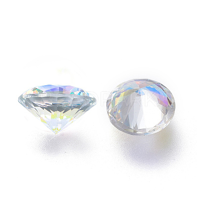 Cubic Zirconia Pointed Back Cabochons LS-ZIRC-H108-11A-001AB-1