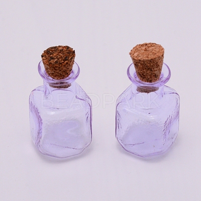 Mini High Borosilicate Glass Bottles GLAA-WH0018-76E-1
