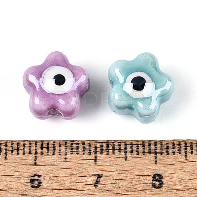 Handmade Porcelain Ceramic Beads LAMP-B021-05C-01-1