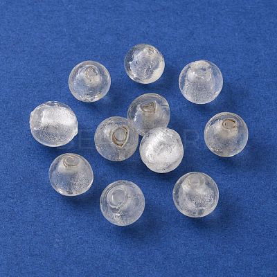 Handmade Silver Foil Glass Beads SLR12MM09Y-1