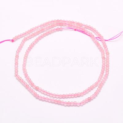 Natural Madagascar Rose Quartz Beads Strands G-F509-28-3mm-1