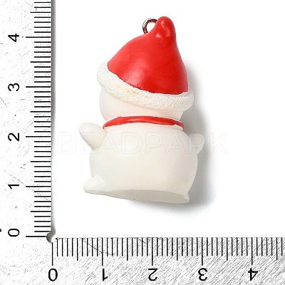 Christmas Theme Opaque Resin Pendants RESI-I336-01P-08-1
