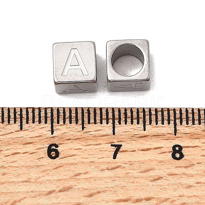 304 Stainless Steel European Beads STAS-D382-02A-P-1