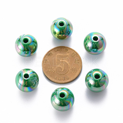 Opaque Acrylic Beads MACR-S370-D12mm-24-1