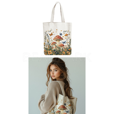Canvas Women's Tote Bags ABAG-WH0056-003-1