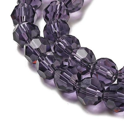 Transparent Glass Beads EGLA-A035-T8mm-D15-1