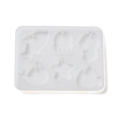 Starfish/Whale/Octopus Pendant DIY Silhouette Silicone Mold LS-DIY-K073-09A-1