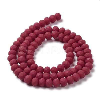 Glass Beads Strands EGLA-A034-P3mm-MD02-1