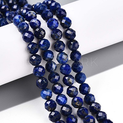 Natural Lapis Lazuli Beads Strands G-S345-6mm-24-1