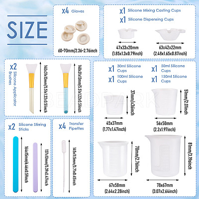Resin Craft Tool Sets DIY-TA0010-34-1