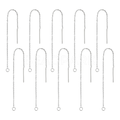 304 Stainless Steel Earring Findings STAS-UN0002-28P-1