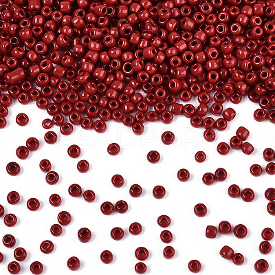 12/0 Opaque Colours Round Glass Seed Beads X-SEED-A010-2mm-45B-1