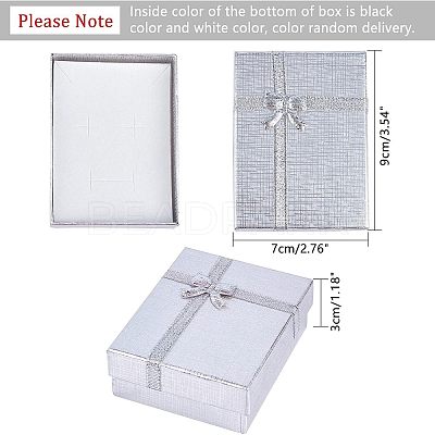 Rectangle Valentines Day Presents Packages Cardboard Jewelry Set Boxes CBOX-NB0001-01-1