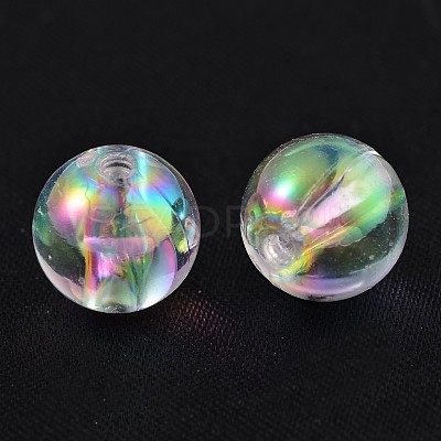 Eco-Friendly Transparent Acrylic Beads PL734-2-1