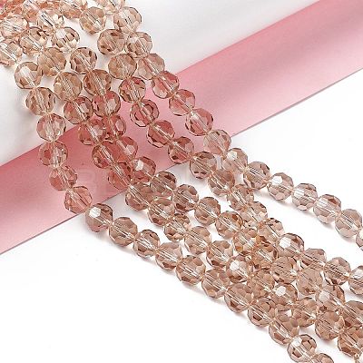 Glass Beads Strands EGLA-J042-8mm-21-1