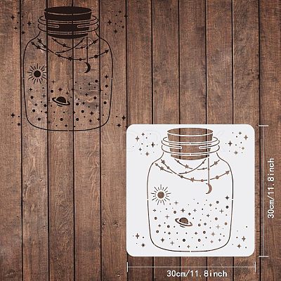 Plastic Reusable Drawing Painting Stencils Templates DIY-WH0172-439-1