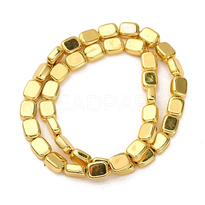Electroplate Glass Beads Strands EGLA-H109-09-1