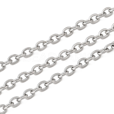 Tarnish Resistant 304 Stainless Steel Cable Chains X-CHS-Q001-15-100m-1
