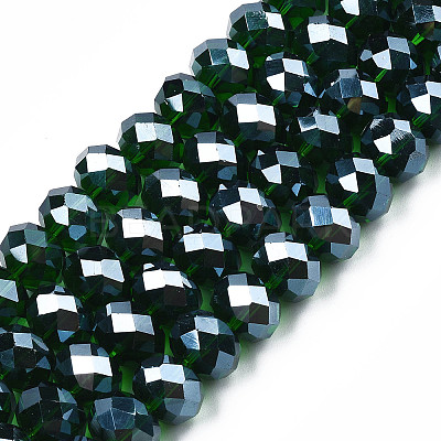 Glass Beads Strands X-GR12MMY-68L-1