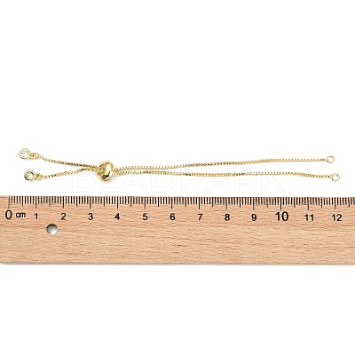 Rack Plating Brass Chain Bracelet Making X-KK-A142-017G-1